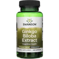 Swanson Ginkgo Biloba Extrakt 120 Kapseln