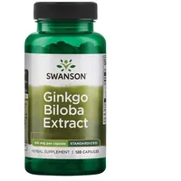 Swanson Ginkgo Biloba Extrakt Kapseln 120 St.