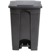 Jantex Küchenpedaleimer Schwarz 45L