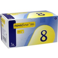 KOHLPHARMA GMBH NOVOFINE 8 Kanülen 0,30x8 mm thinwall 100