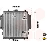 Van Wezel Kühler, Motorkühlung *** IR PLUS ***