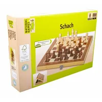 Vedes Natural Games Schachkassette dunkel 29x29 cm