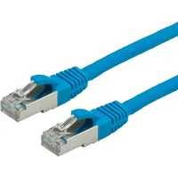 Value Patchkabel Kat.6 (Class E) S/FTP (PiMF), LSOH, blau,