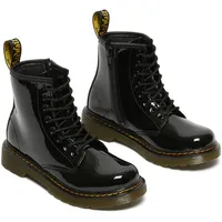 Dr. Martens Kinderstiefel JR (Black) Patent LAMPER in Schwarz
