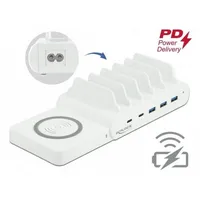 DeLock USB Ladegerät USB-C®, USB-A USB PD Qi Wireless