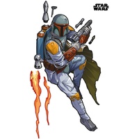 KOMAR Selbstklebende Vlies Fototapete Star Wars XXL Boba Fett