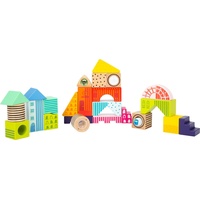 Legler small foot 11748 - Bausteine Fantasiewelt, Holz, bunt,