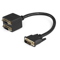 Startech 1 feet DVI-D 2x DVI-D Splitter Cable -