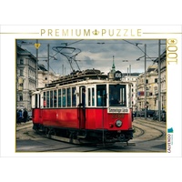 Calvendo Oldtimer-Straßenbahn Type H1 am Wiener Schwarzenbergplatz, hergestellt 1910