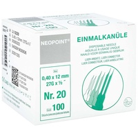 Büttner-Frank Kanülen Neopoint 20 0,40x12