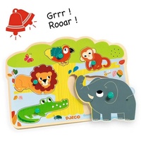 Djeco DJ01708 Sounds Puzzles, gemischt