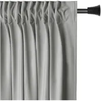 AmeliaHome Samt 140x270 cm silber 140x270 - Grau