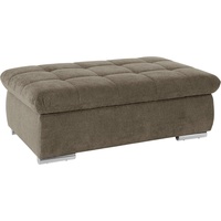 DOMO collection Hocker »Mona«, mit Stauraumfach braun