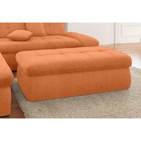 DOMO collection Hocker »NMoric«, mit Stauraumfach, orange