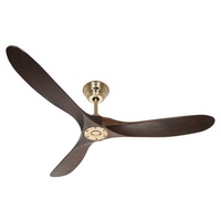 CasaFan Eco Genuino 152 cm MG-NB Deckenventilator nussbaum/gold