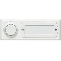 Grothe 51013 Klingeltaster mit Namensschild 1fach Weiß 12 V/1,5