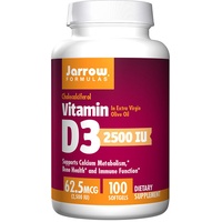 Jarrow Formulas Vitamin D3 - IU 100 Softgels