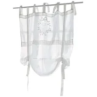 Loberon Scheibengardine Cranny | Gardine Im Landhausstil | Feingewebtes