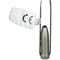 Megadent Pinzette m.LED Licht9.5cm Edelstahl schräge Spitze 1 st