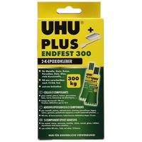 UHU PLUS ENDFEST 300 Karton mit Tuben Binder 82g