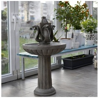 Köhko Köhko® Wasserspiel Maya Klassischer Etagenbrunnen Vogelbad Kaskade Zierbrunnen