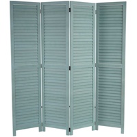 Mendler Paravent HWC-C30, Raumteiler Trennwand Sichtschutz, Shabby-Look Vintage, 170x160cm