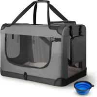 Juskys Hundetransportbox M faltbar 42 x 60 x 44