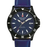 Swiss Alpine Military Quarzuhr 7022.1575SAM Leder