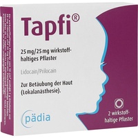 Pädia GmbH Tapfi 25 mg/25 mg wirkstoffhaltiges Pflaster