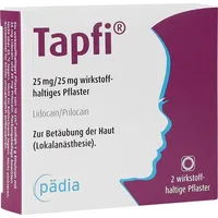 Pädia GmbH Tapfi 25 mg/25 mg wirkstoffhaltiges Pflaster 2