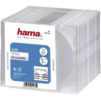 Hama CD-Leerhülle Slim 25er-Pack durchsichtig