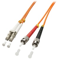 Lindy 46490 LWL-Duplexkabel LC/ST OM2 1m