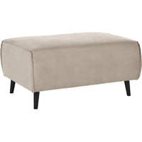 DOMO collection Hocker »Amora«, mit Federkern beige