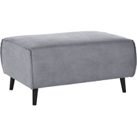 DOMO collection Hocker »Amora«, mit Federkern grau