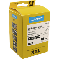 Dymo Label Band XTL 1868755 Vinyl schwarz auf weiß
