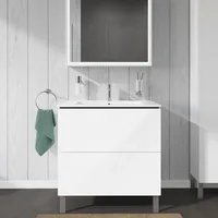 Duravit L-Cube Waschtischunterschrank, 2 Auszüge, LC662602222