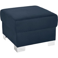 DOMO collection Hocker »Anzio«, wahlweise mit Federkern blau