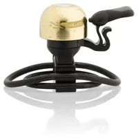 XLC Unisex – Erwachsene Miniglocke DD-M10 mit Schlaufenbefestigung Messing,