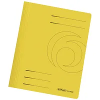 Herlitz 10 herlitz Schnellhefter Karton gelb DIN A4