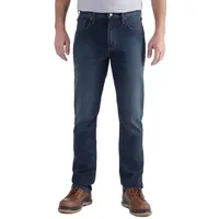 CARHARTT Rugged Flex Tapered Jeans - Dunkelblau - W33/L34