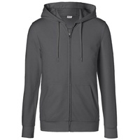 Kübler Kapuzen-Sweatjacke anthrazit 4XL - grau