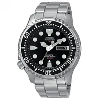 Citizen Promaster Diver Herren-Armbanduhr 200 m Automatik, Schwarz/Mehrfarbig, Armband