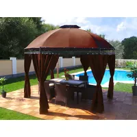 Swing&Harmonie Luxus Pavillon 3,5 x 3,5 m inkl. Seitenwände