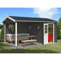 Lasita Maja Wibo 4,65 x 3,38 m carbongrau inkl.