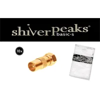 ShiverPeaks SHVP BS85323-10G - IEC-Stecker auf F-Stecker vergoldet ZZF--10