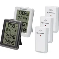 Bresser ClimaTemp IO Funkthermometer Jumbo Set Schwarz