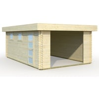 Palmako Rasmus ohne Tor 4,20 x 5,50 m natur