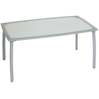 Merxx Gartentisch 150 x 90 x 74,5 cm silber