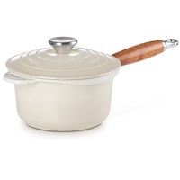 Le Creuset Tradition Profitopf 18 cm meringue mit Holzgriff
