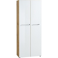 Germania Aktenschrank Monteria 4204-242 navarra-eiche, weiß 4 Fachböden 80,0